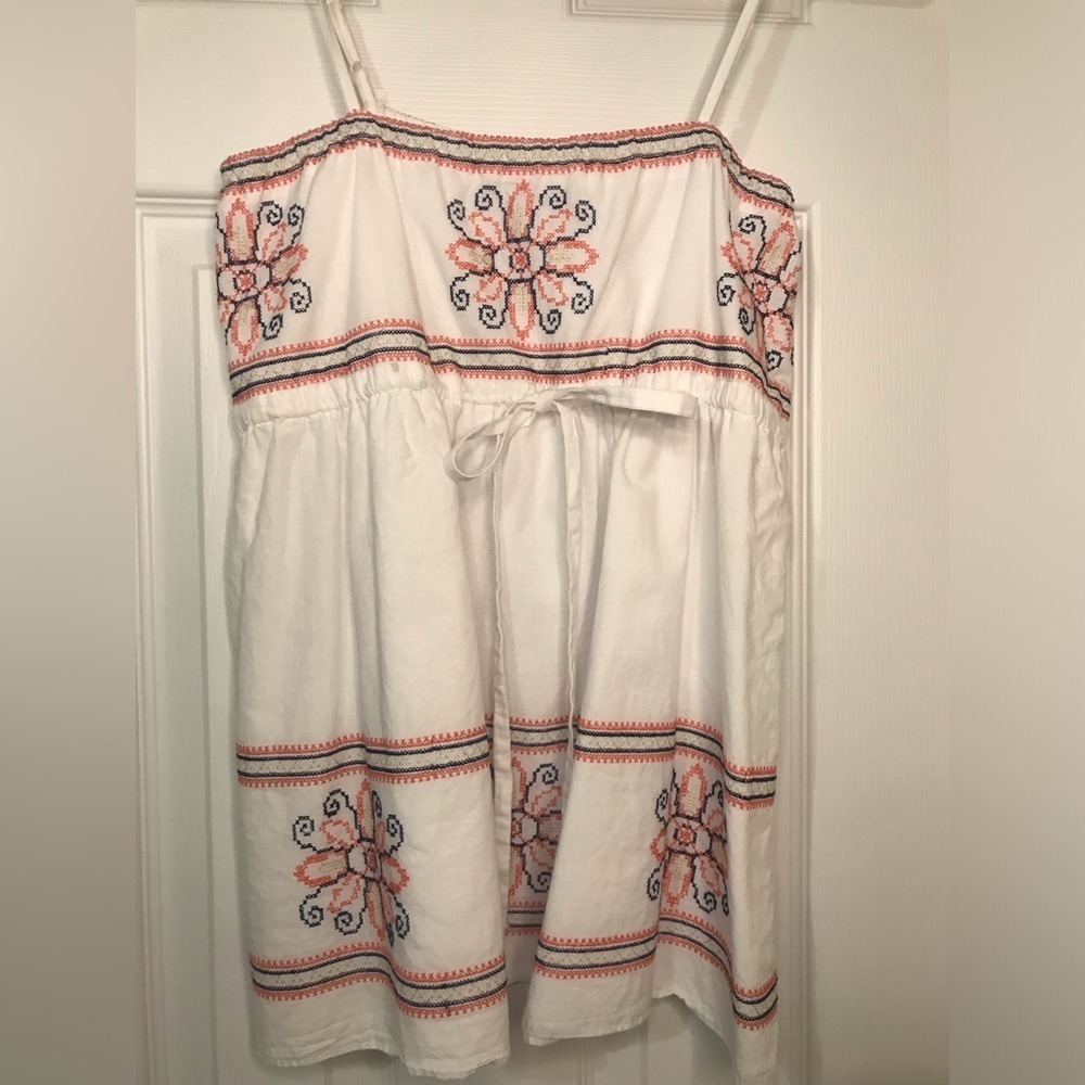 Chelsea & Violet Embroidered Spaghetti Strap Top
